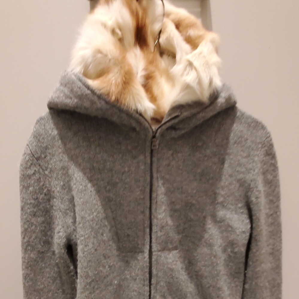 Wool hoodie